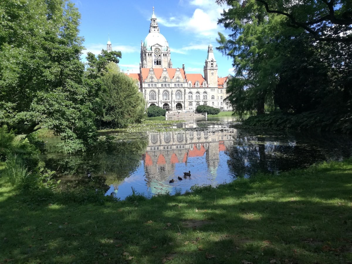 das neue rathaus in hannover