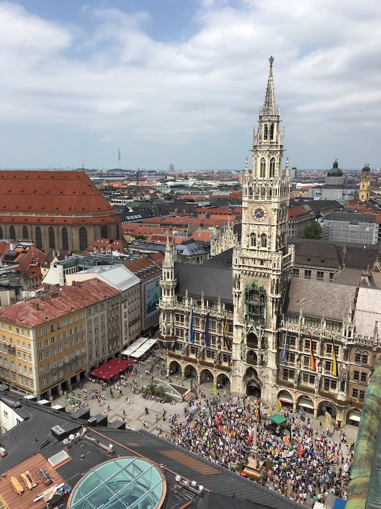 das rathaus in münchen